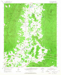 Choccolocco 1954 topographic map thumbnail