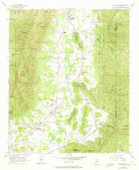 Choccolocco 1954 topographic map thumbnail