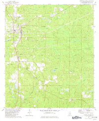 Citronelle East 1982 topographic map thumbnail