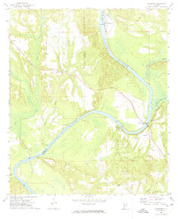 Claiborne 1972 topographic map thumbnail