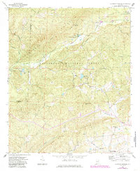 Clairmont Springs 1969 topographic map thumbnail