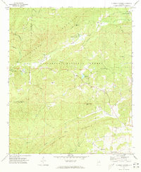Clairmont Springs 1969 topographic map thumbnail