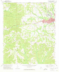 Clanton West 1972 topographic map preview