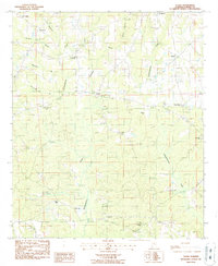 Claud 1987 topographic map preview
