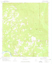 Coffeeville 1971 topographic map thumbnail