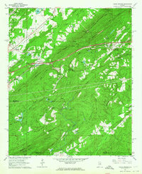 Cooks Springs 1962 topographic map thumbnail