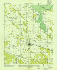 Courtland 1936 topographic map thumbnail