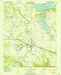 Courtland 1951 topographic map thumbnail