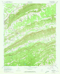 Cox Gap 1947 topographic map preview
