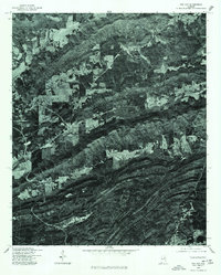 Cox Gap 1975 topographic map thumbnail