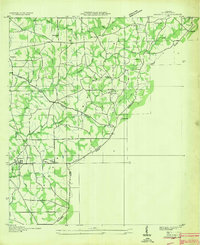 Crossville 1936 topographic map thumbnail