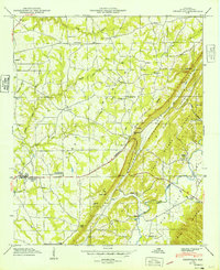 Crossville 1949 topographic map thumbnail
