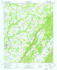Crossville 1975 topographic map thumbnail