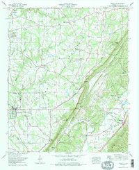 Crossville 1975 topographic map thumbnail