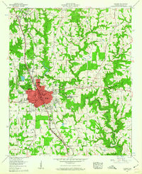 Cullman 1957 topographic map preview