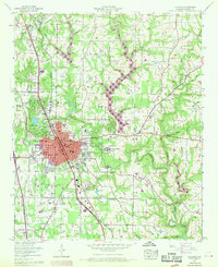Cullman 1957 topographic map preview