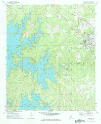 Dadeville 1971 topographic map thumbnail