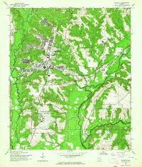 Daleville 1960 topographic map thumbnail