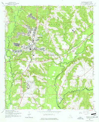 Daleville 1960 topographic map thumbnail