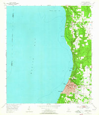 Daphne 1953 topographic map thumbnail