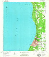 Daphne 1953 topographic map thumbnail