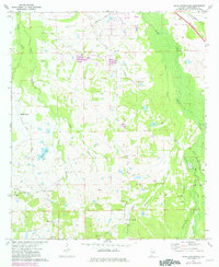 Davis Crossroads 1971 topographic map thumbnail