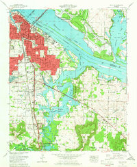 Decatur 1963 topographic map thumbnail