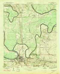 Demopolis 1947 topographic map thumbnail