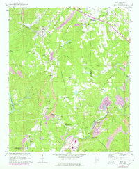Dora 1971 topographic map preview