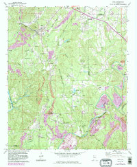 Dora 1971 topographic map thumbnail