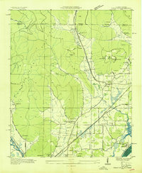 Doran Cove 1936 topographic map thumbnail