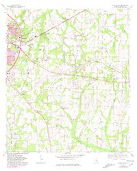 Dothan East 1969 topographic map thumbnail