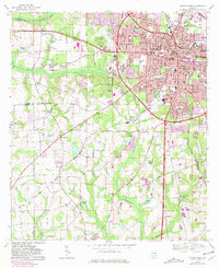 Dothan West 1969 topographic map thumbnail