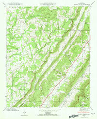 Dugout Valley 1946 topographic map thumbnail