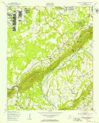 Dunaway Mountain 1947 topographic map thumbnail
