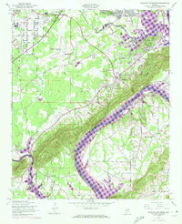 Dunaway Mountain 1947 topographic map thumbnail