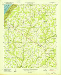 Dutton 1950 topographic map thumbnail