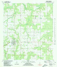 Elberta 1980 topographic map thumbnail