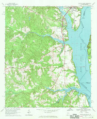 Eufaula South 1968 topographic map thumbnail
