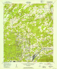 Eulaton 1947 topographic map preview