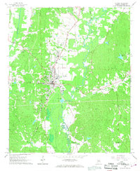 Fayette 1967 topographic map thumbnail