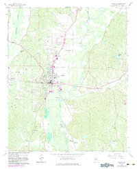 Fayette 1967 topographic map thumbnail