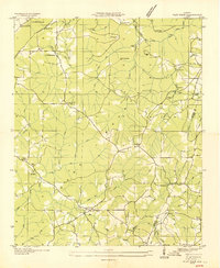 Flat Rock 1936 topographic map preview