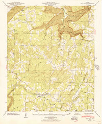 Flat Rock 1946 topographic map preview