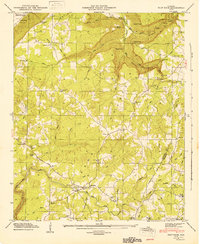 Flat Rock 1946 topographic map thumbnail