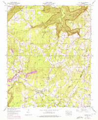 Flat Rock 1946 topographic map preview