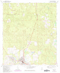 Florala 1971 topographic map thumbnail