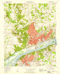 Florence 1957 topographic map thumbnail