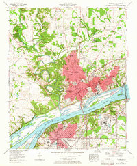Florence 1957 topographic map thumbnail