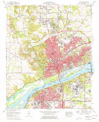 Florence 1971 topographic map thumbnail